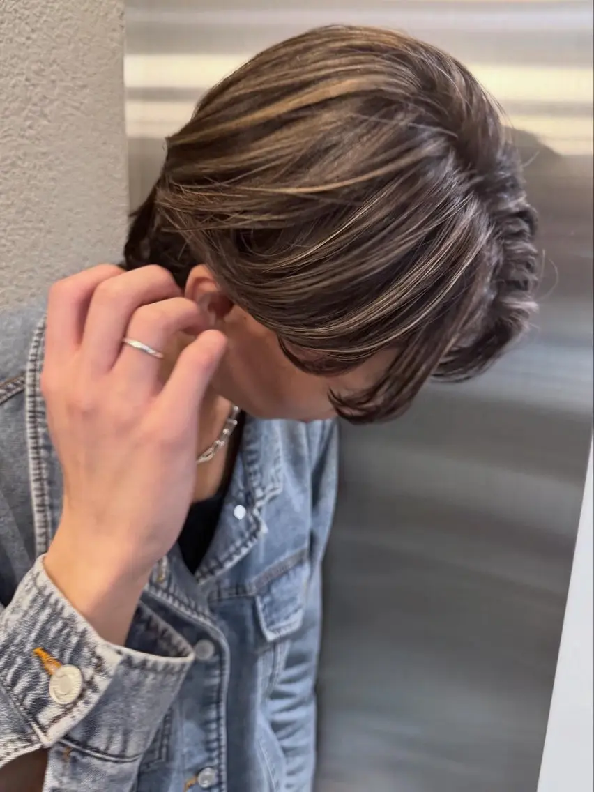 メンズ メンズハイライト YAMADA KOKOROのヘアスタイル