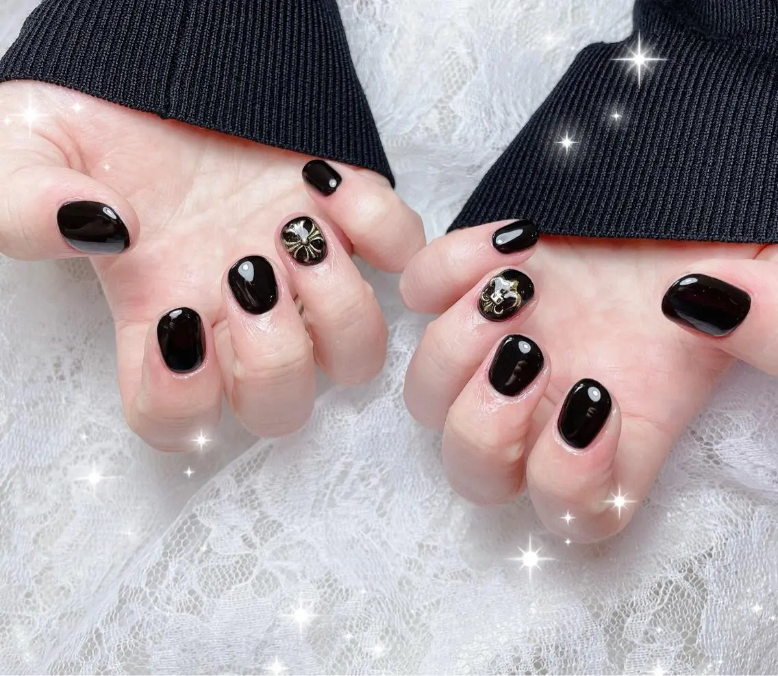 ネイル ワンカラーネイル ハンドネイル FLARE NAIL フレアネイルのネイルデザイン