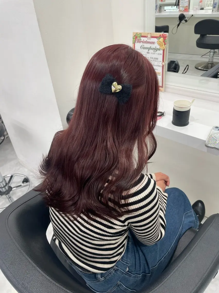 セミロング ケアカラー トリートメント 💗トレンドモテヘア Natsumi 💗のヘアスタイル