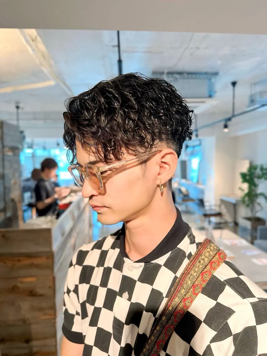 【Men's限定】💫骨格補正メンズカット+波巻きパーマorツイストスパイラルパーマ✂︎の写真