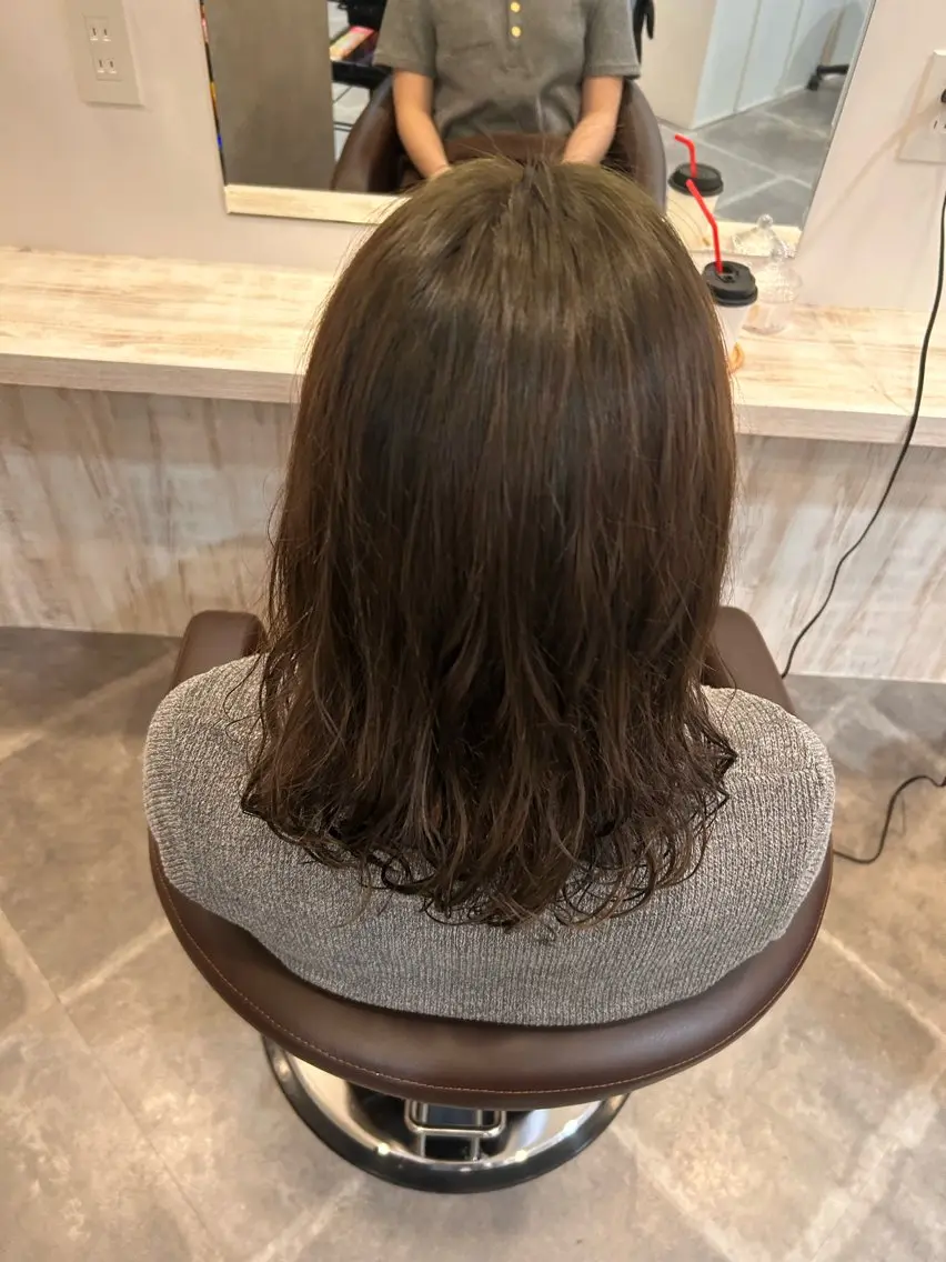 カラー パーマ 高田佳苗/ 髪質改善サロン⭐︎のヘアスタイル