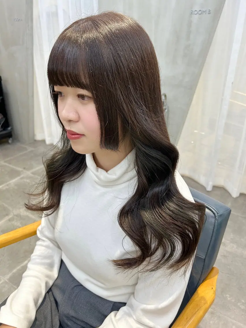 ロング カラー newi梅田🫧韓国 ヘア🫧sakiのヘアスタイル