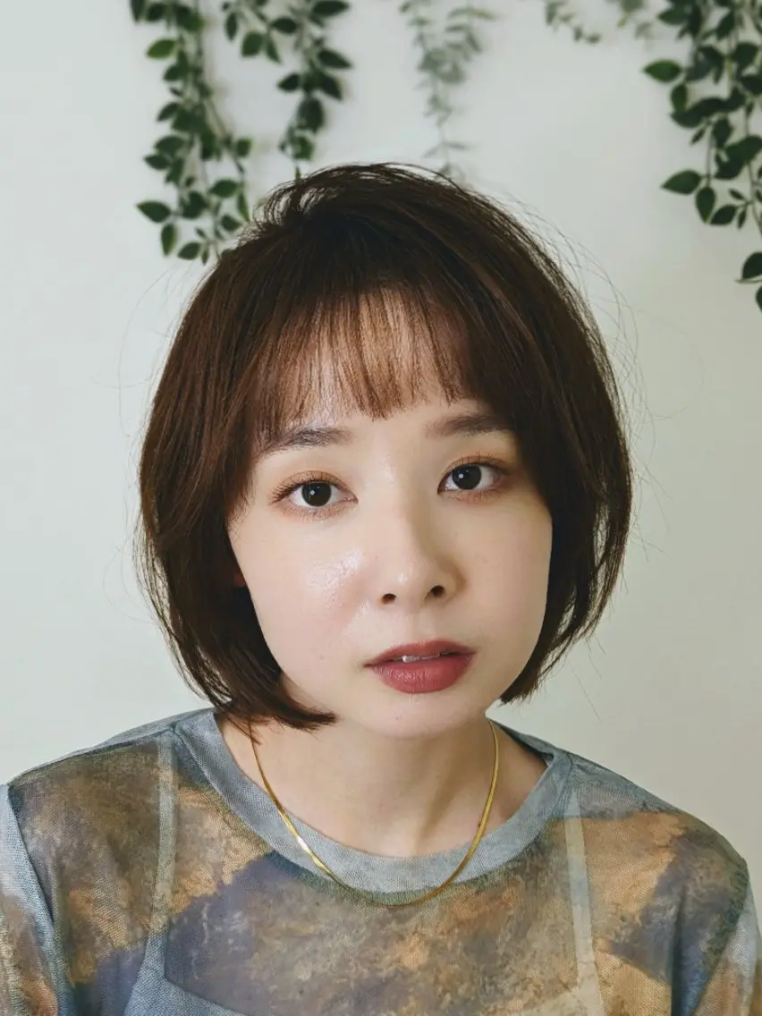 ショート カラー ヘアカラー トリートメント 小川 健治✨のヘアスタイル