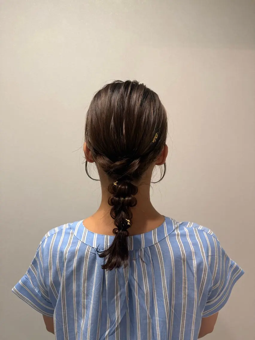 セミロング ヘアセット see. アズサのヘアスタイル