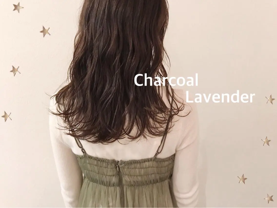セミロング カラー カット ヘアカラー 市川 千夏のヘアスタイル