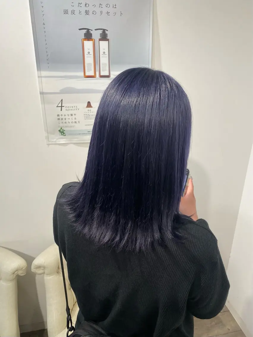ミディアム カラー 艶髪透明感カラー🩶 Miriのヘアスタイル