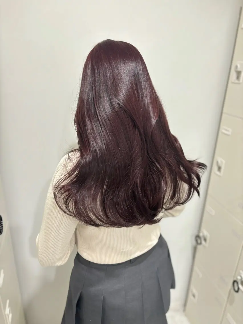 カラー ヘアカラー 暖色✖️韓国ヘア 🥀SAHO🥀のヘアスタイル
