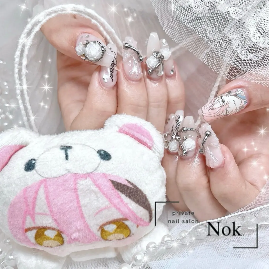 ネイル ハンドネイル 池袋痛ネイル Nok. 渡辺のネイルデザイン
