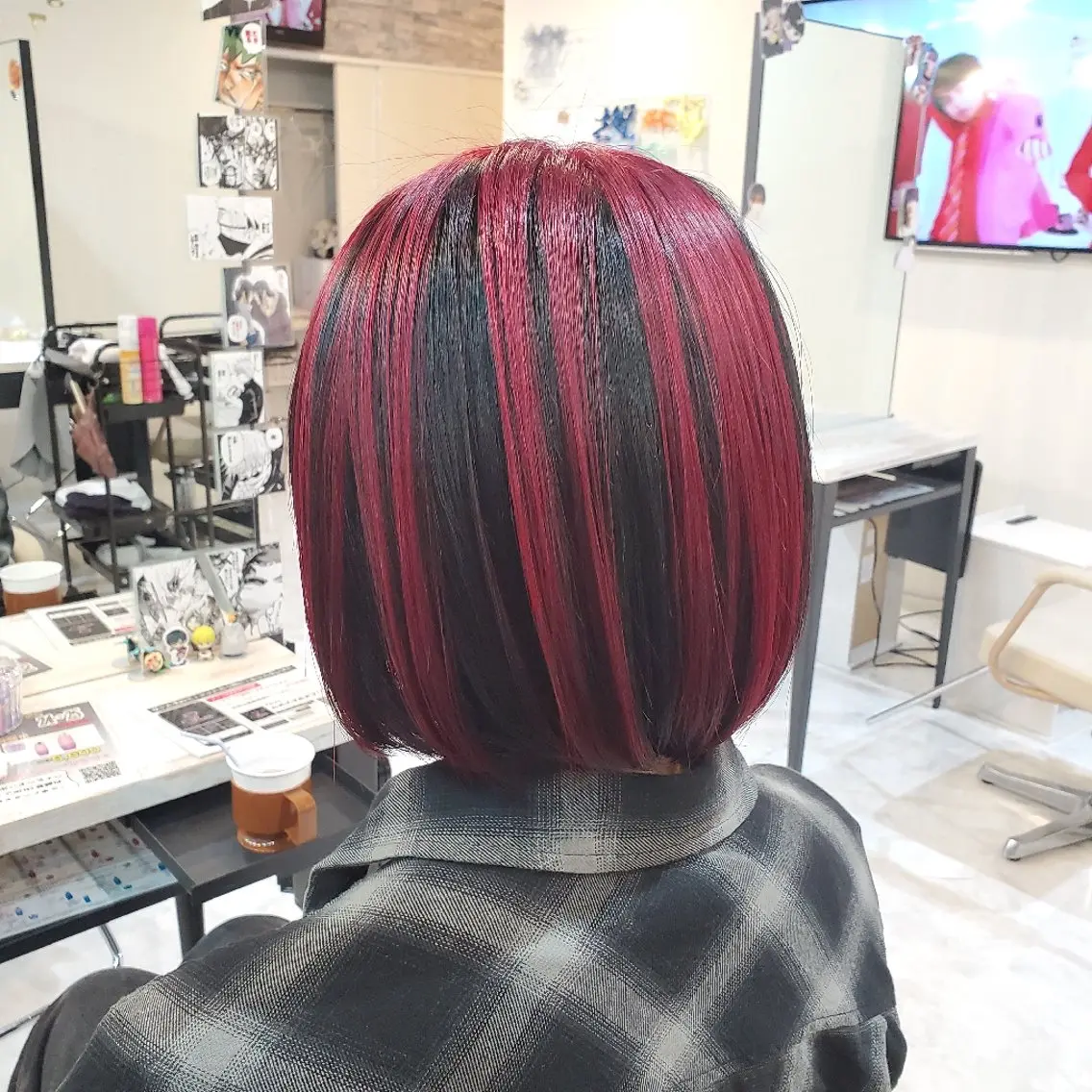ショート カラー カット ヘアカラー 派手髪/ハイトーン/ エクステ✨ユウキのヘアスタイル