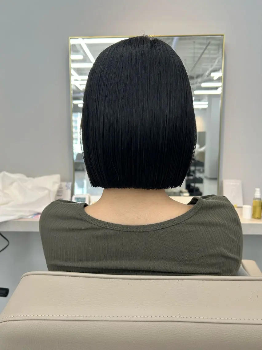 ミディアム カット トリートメント 山﨑 燦人のヘアスタイル