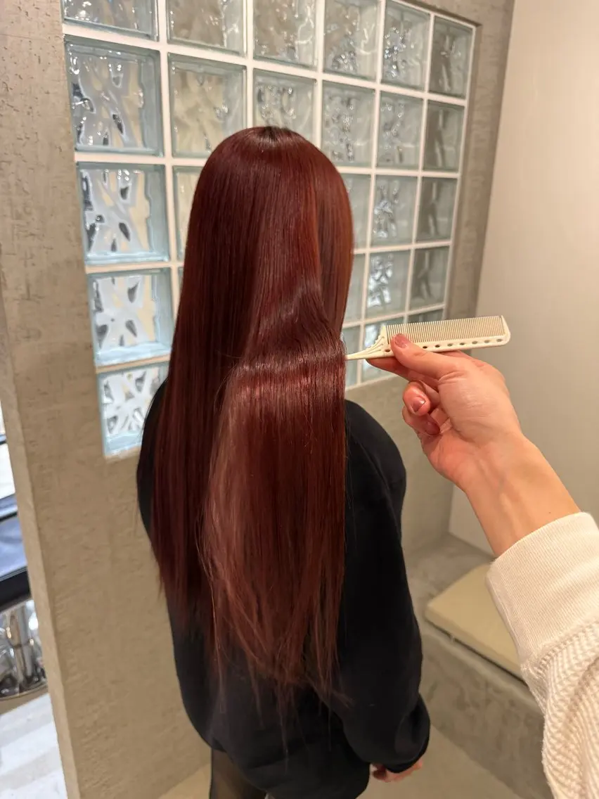 ロング カラー ヘアカラー トリートメント カラー🌈／ パーマ🌀／凜太郎のヘアスタイル