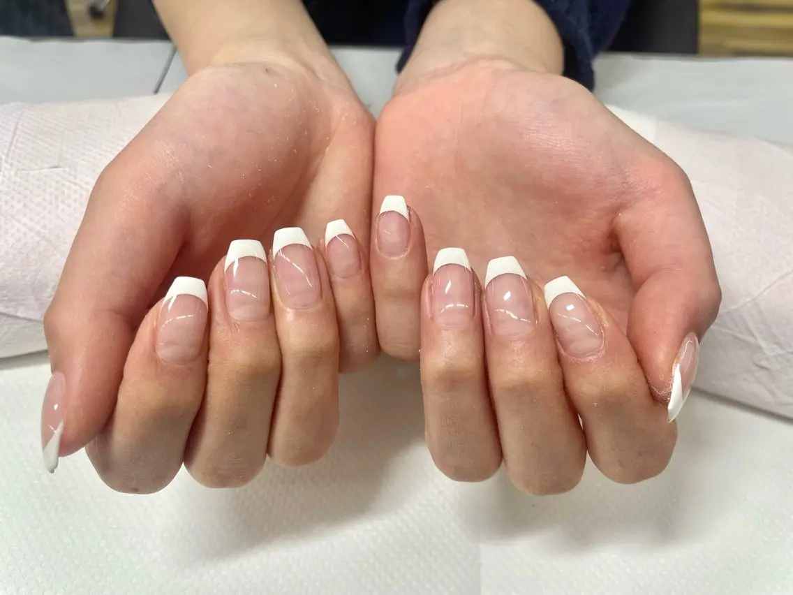 ネイル クリアネイル フレンチネイル Hosokawa Sayakaのネイルデザイン