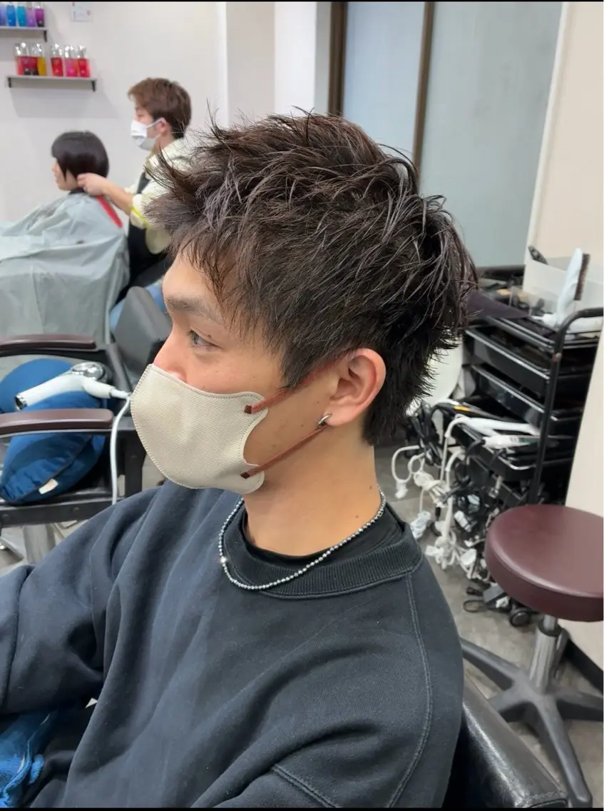 メンズ スパイキーショート カット 五十嵐 満梨奈のヘアスタイル