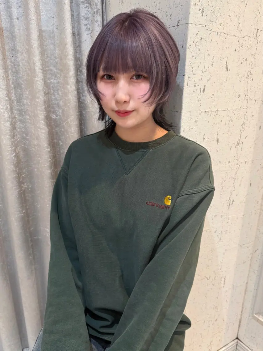 ショート カラー 卒業式のヘアスタイル カット ヘアカラー トリートメント mai / linoah˚✧のヘアスタイル