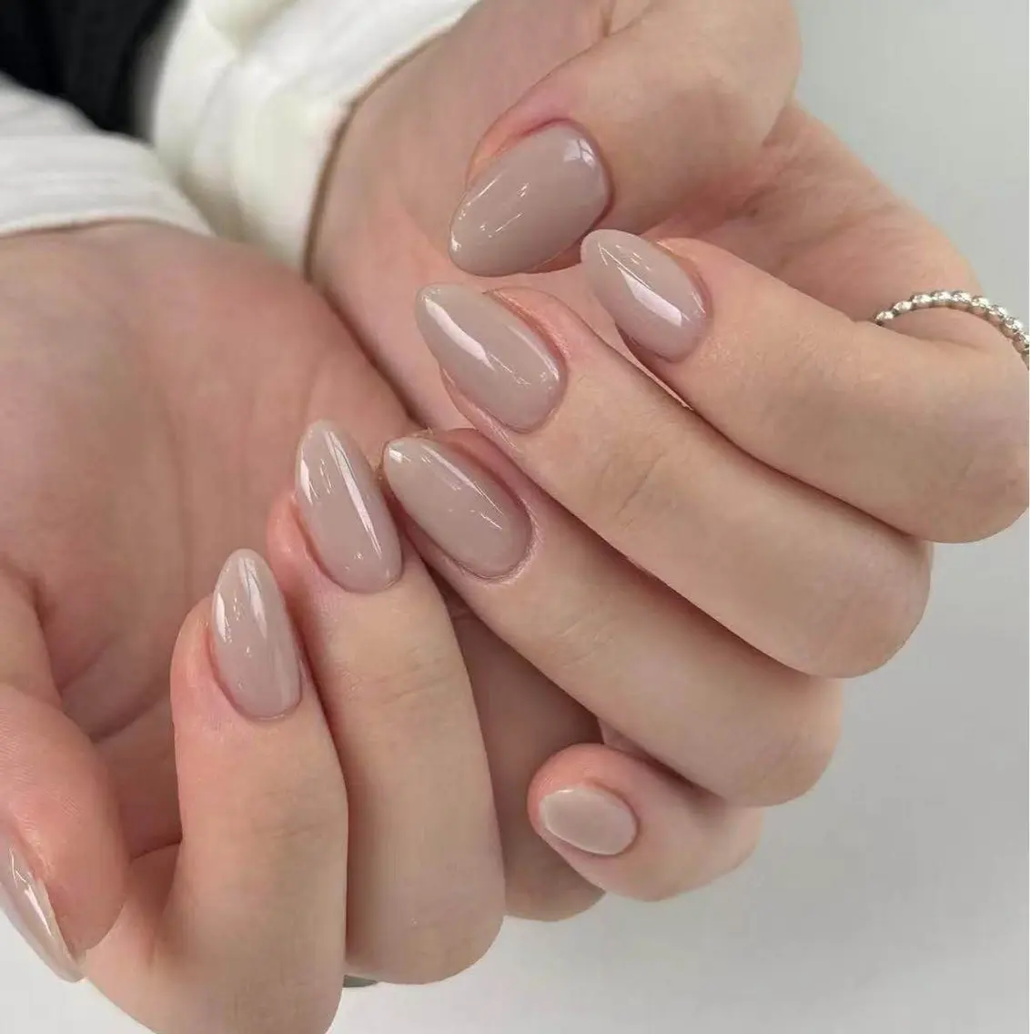 ネイル フラワーネイル フレンチネイル ジェルネイル ガラスフレンチ ハート ハンドネイル BabyYouMi ねねのネイルデザイン