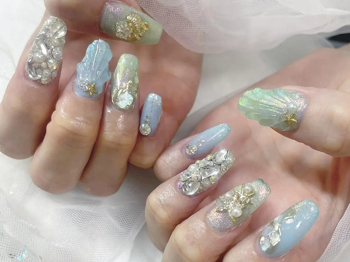 ネイル ハンドネイル 🔷ﾐﾅﾐﾈｲﾙ🔷 やり放題ネイル渋谷2のネイルデザイン