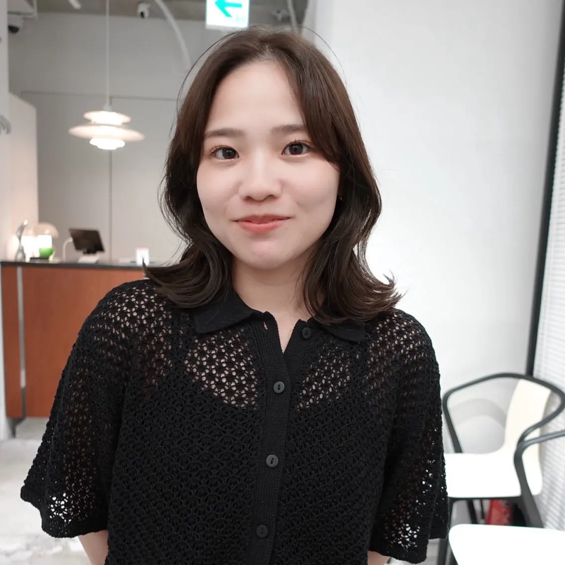 ミディアム カラー ヘアアレンジ ブラウンカラー オリーブブラウン カット ヘアカラー トリートメント 🌐サトウ リョウ🌐のその他イメージ