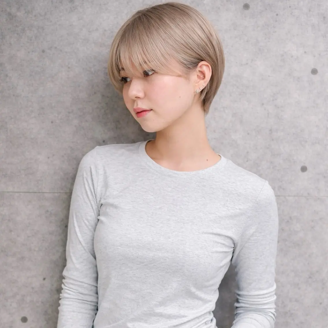 ショート カラー カット ヘアカラー トリートメント 一ノ瀬 暁のヘアスタイル