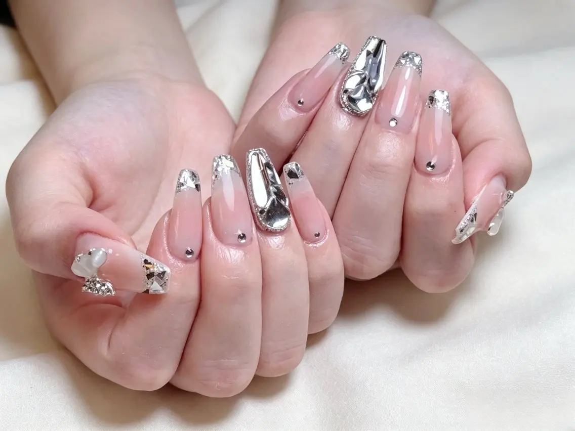 メンズ ネイル メンズ韓国風 べっ甲ネイル ボルドー ブラウン チークネイル ハンドネイル NEW NAIL 池袋🔥🧲のネイルデザイン