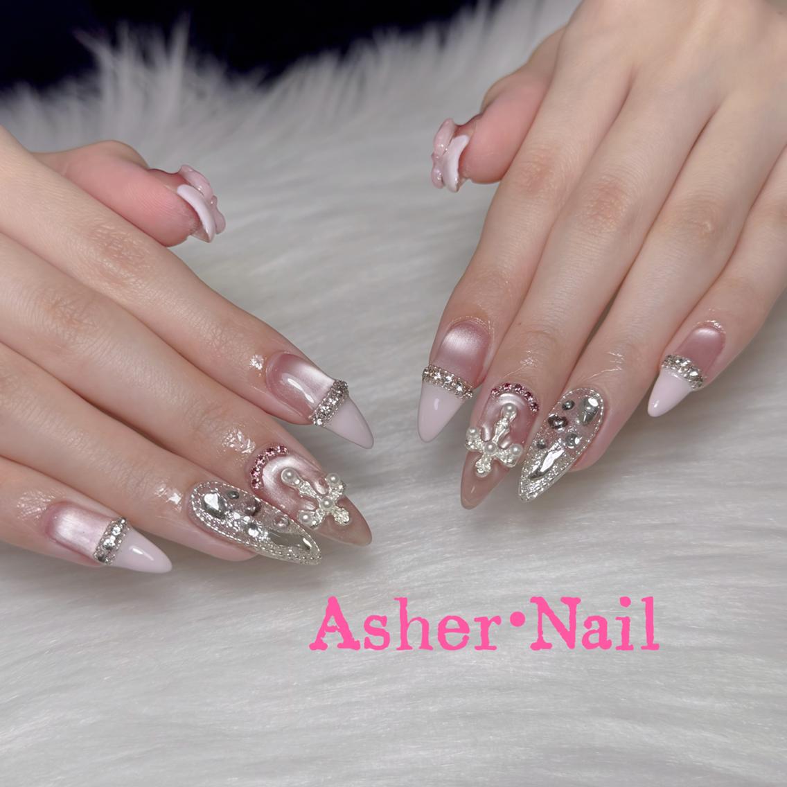ネイル ハンドネイル ハンドケア Asher-Yuki 🍁のネイルデザイン