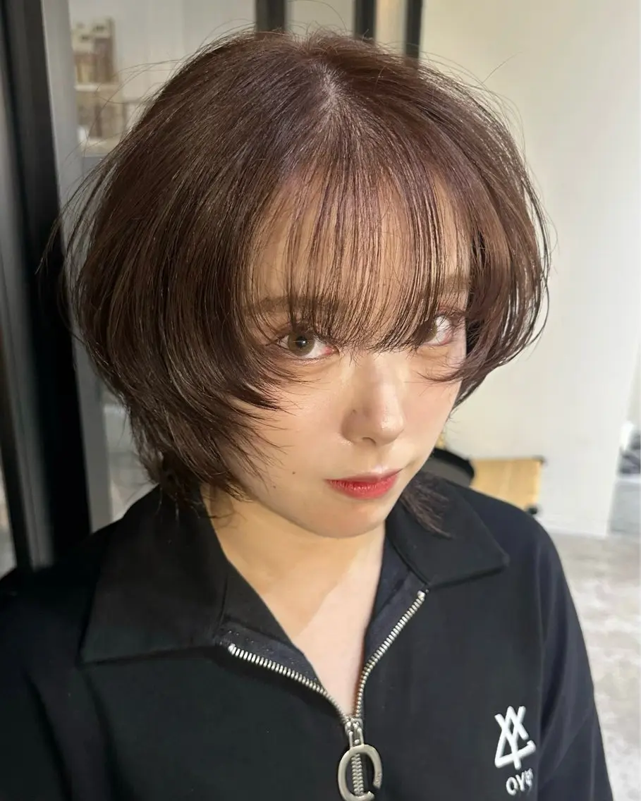 ミディアム ブリーチカラー yuraraのヘアスタイル