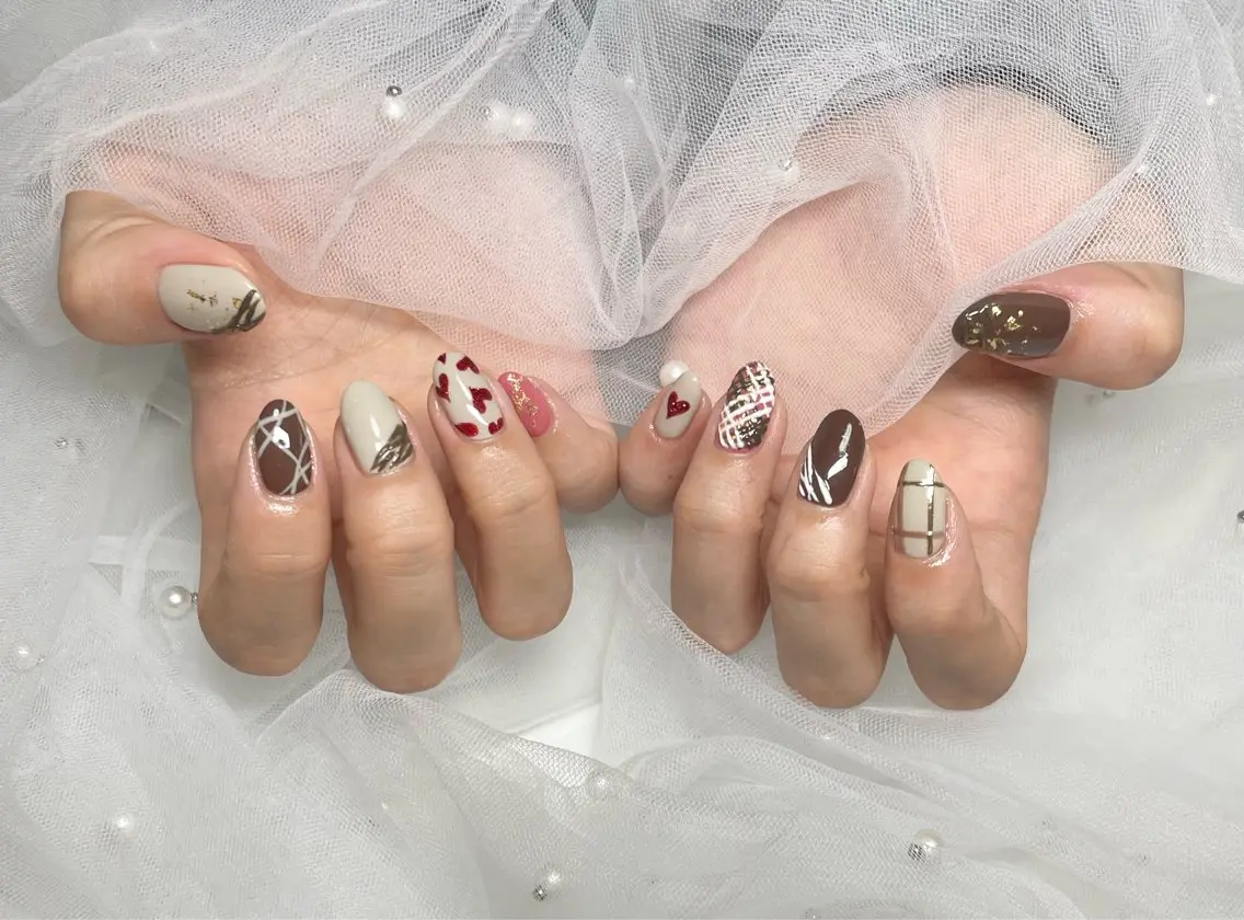 ネイル ハンドネイル 🦋 Rina🦋のネイルデザイン