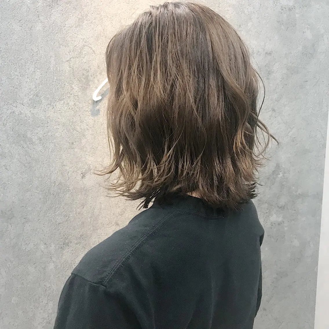 ミディアム レイヤーカット カット ヘアカラー トリートメント 所渉/韓国レイヤー /ウルフカットのヘアスタイル