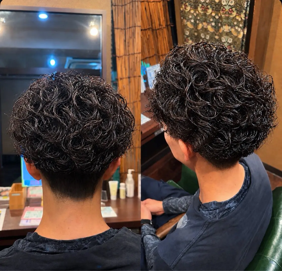 ⭐️【メンズ🌟】カット➕パーマ➕トリートメントの写真