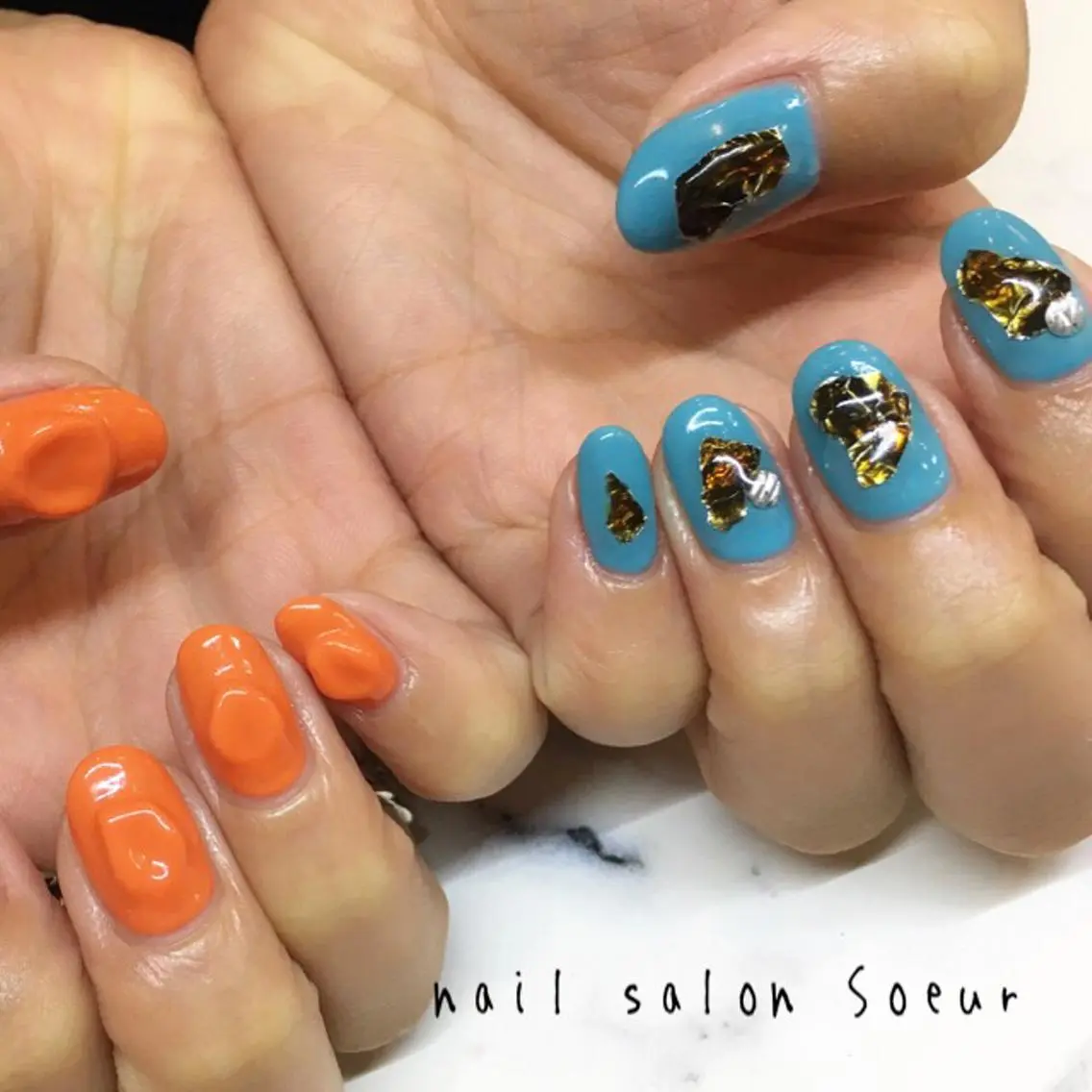 ネイル アートネイル ジェルネイル nail salon Soeurのネイルデザイン
