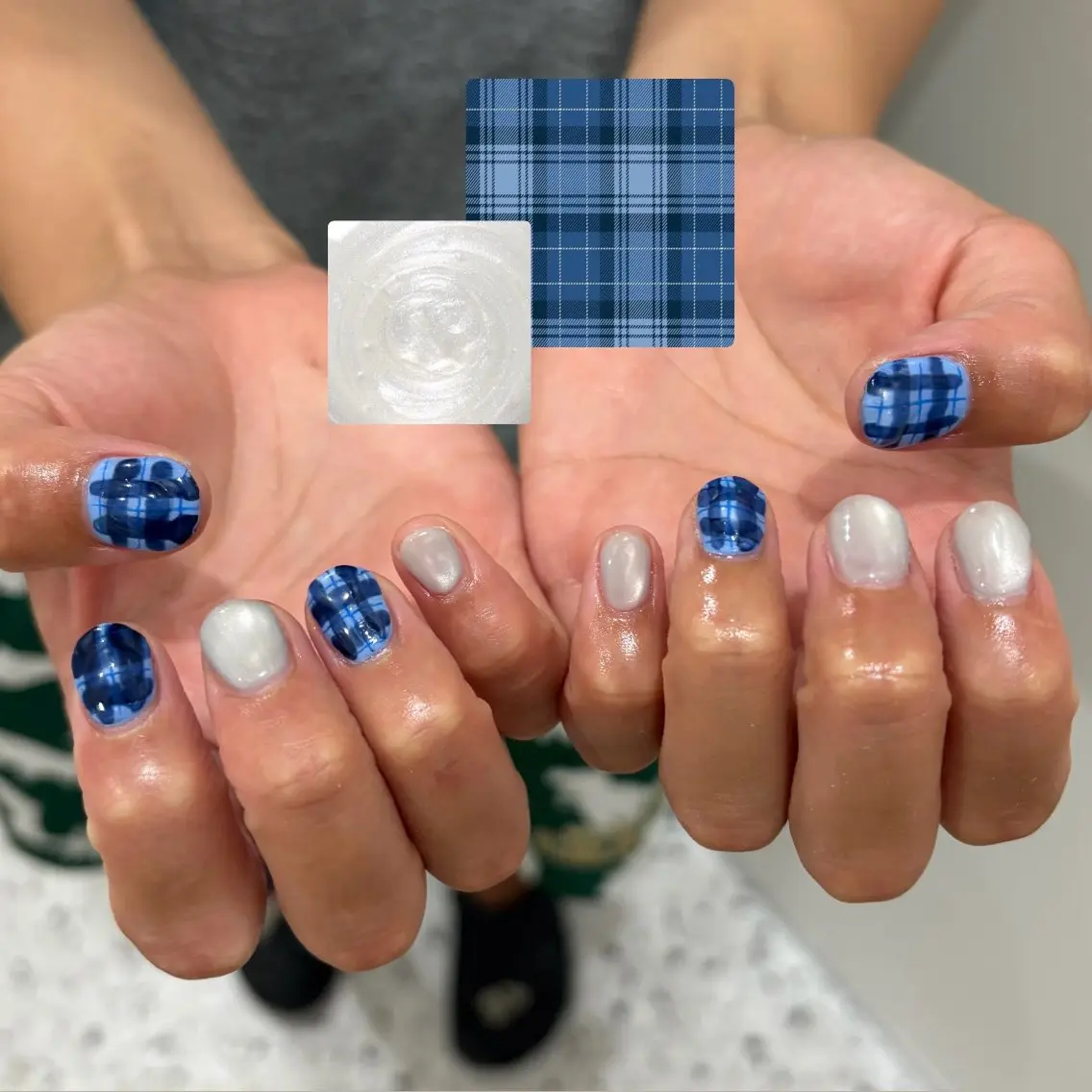 ネイル マグネットネイル メンズネイル ニュアンスネイル ワンカラーネイル シンプルネイル ハンドネイル あいり/ NailLife金山のネイルデザイン