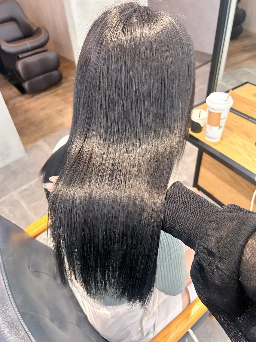 ロング カラー 韓国×髪質改善カラー 💎hinaのヘアスタイル