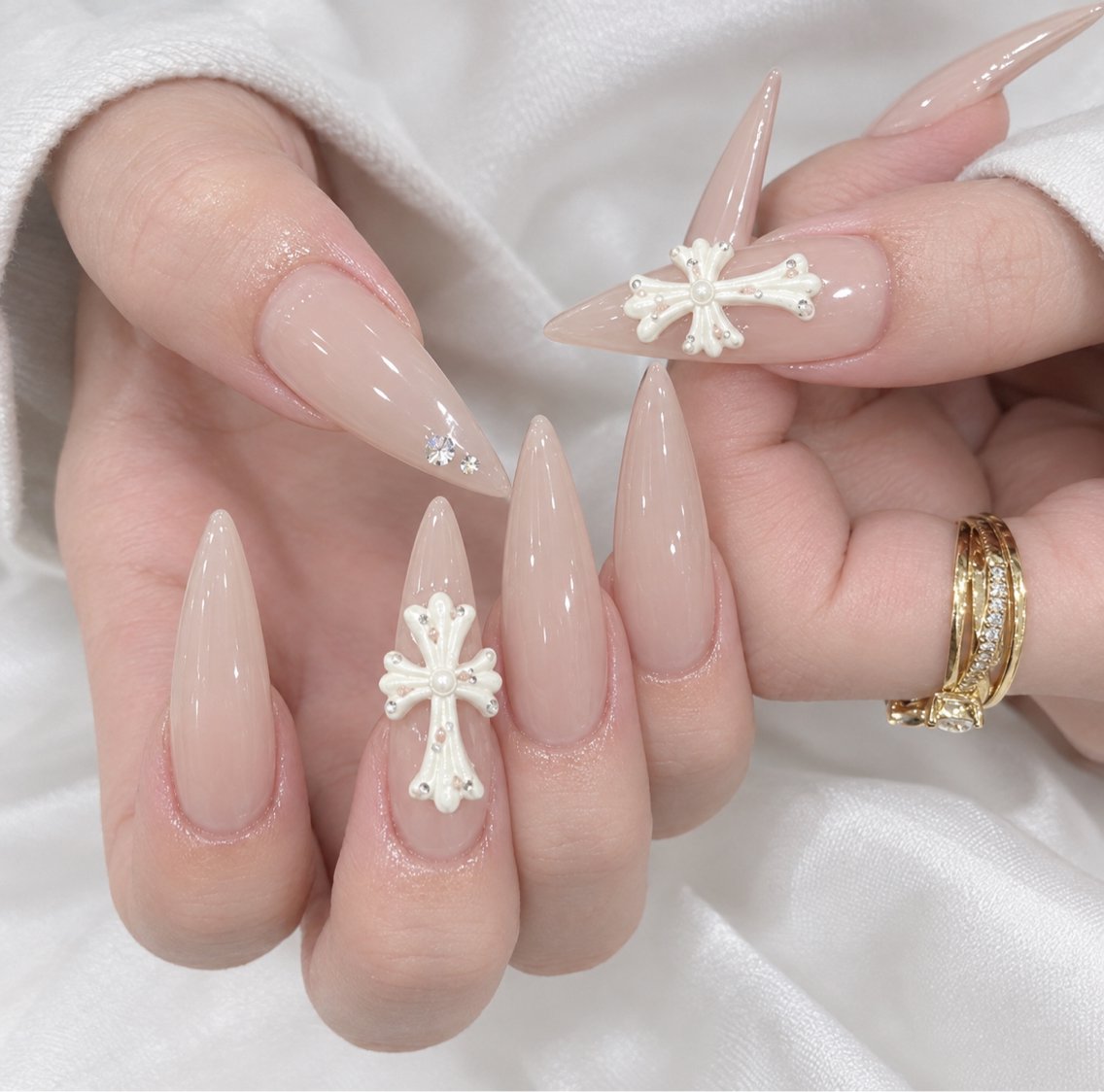 ロング 韓国風ヘア ハンドネイル ハンドケア CHIBI NAIL SALON 船橋のネイルデザイン