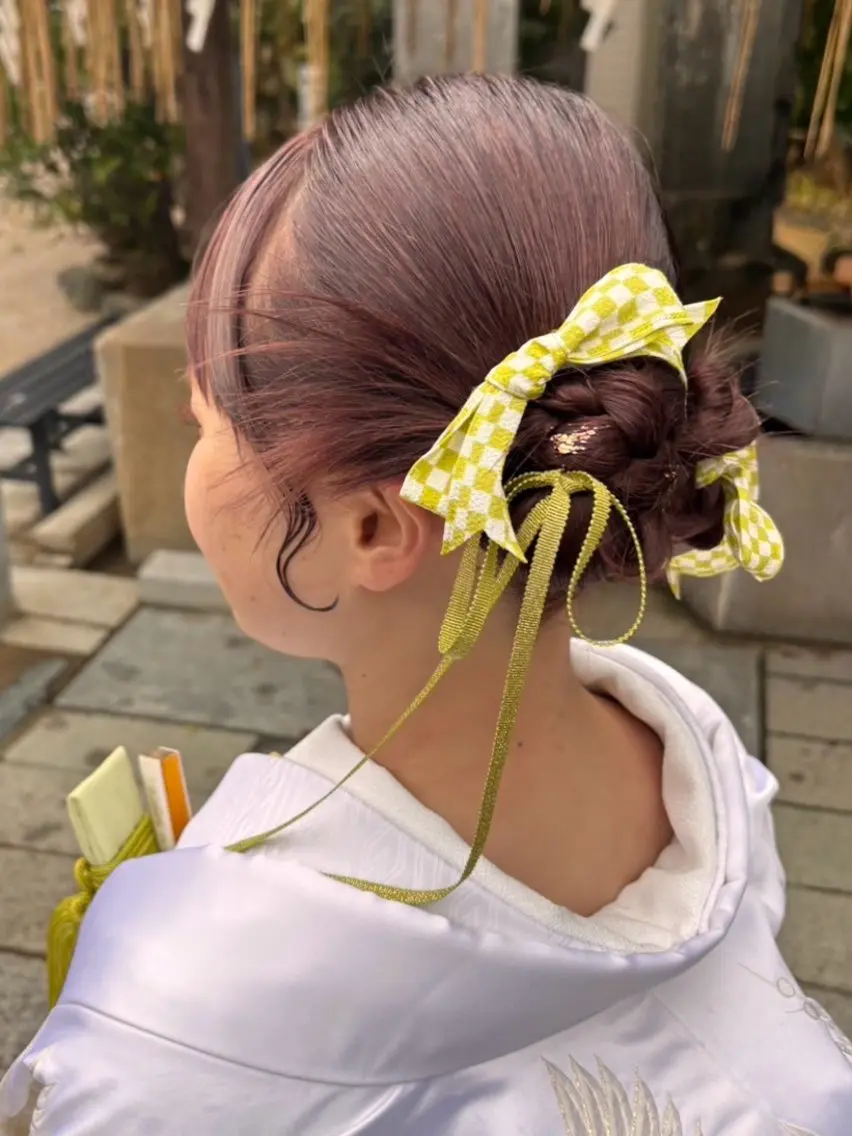 セミロング ヘアアレンジ ストカール✨ デジタルパーマ✨植松のヘアスタイル