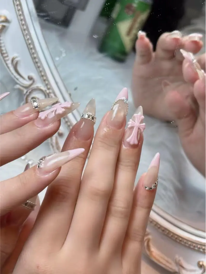 ネイル 長さ出し ロングネイル スカルプネイル スーパーロングネイル ハンドネイル Sully Nail  Labのネイルデザイン
