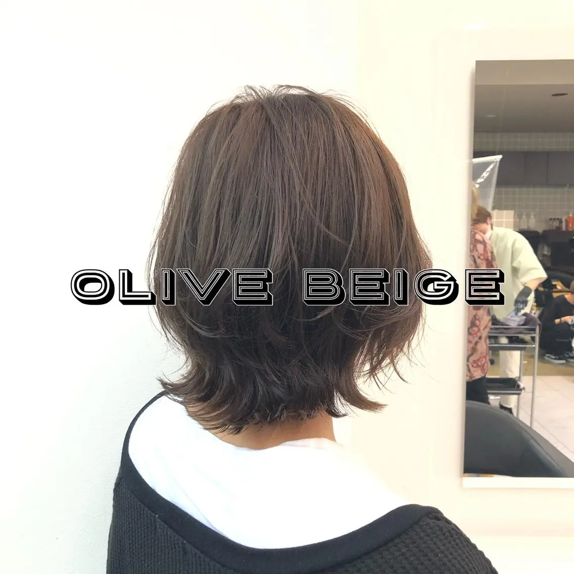 セミロング カラー パーマ ヘアアレンジ メンズ キッズ ネイル マツエク・マツパ 上品＆韓国風 🥀海心🥀のヘアスタイル