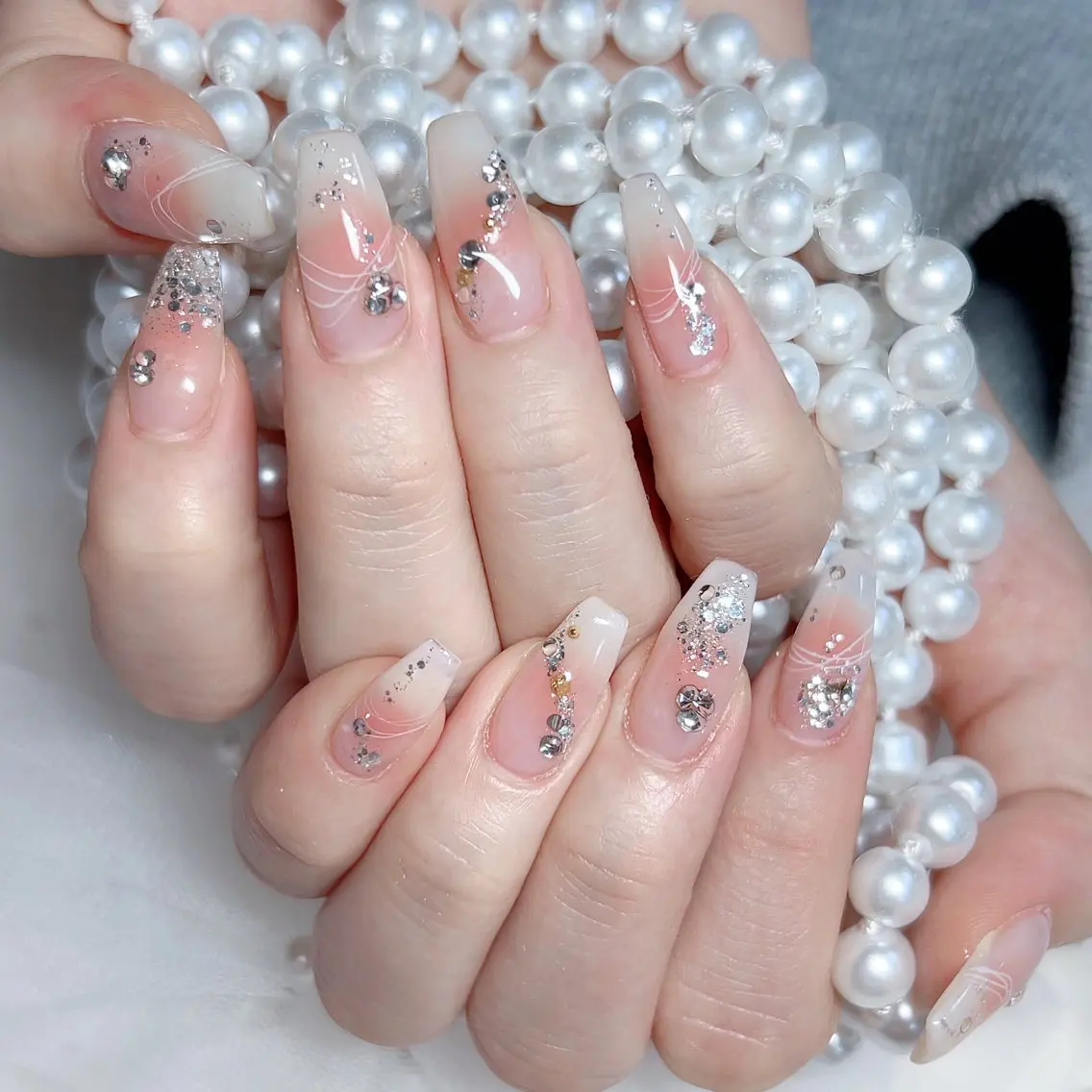 ネイル ハンドネイル M 🌷Nail 長さだし専門店のネイルデザイン