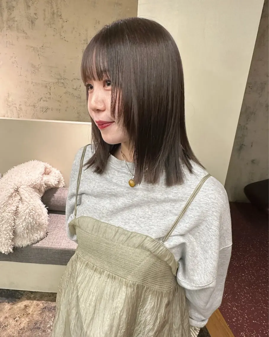 【春おすすめ🌼平日限定】レイヤーカット+透明感カラー☽⑅ ˖°の写真