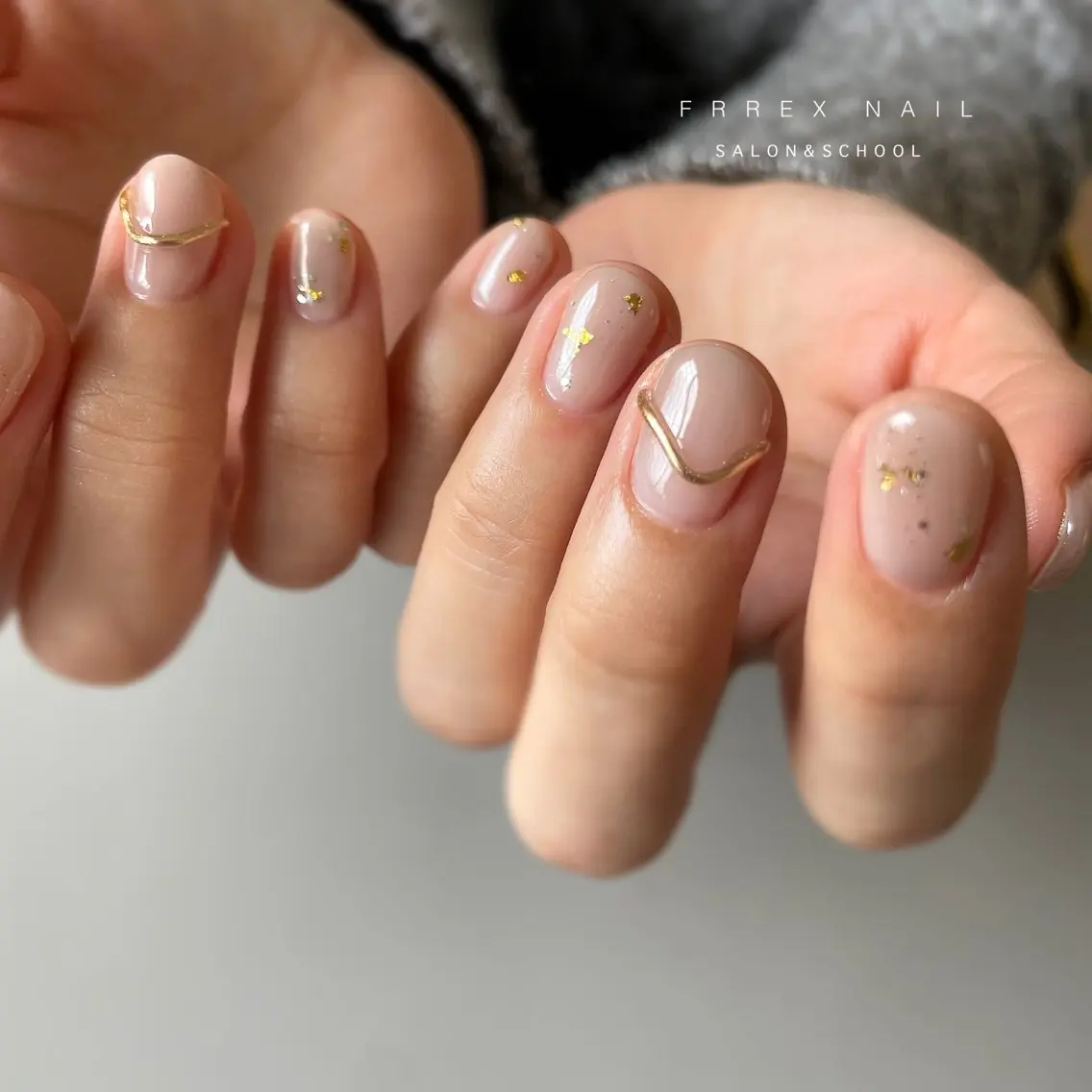 ネイル ブライダルネイル ハンドネイル フットネイル freex nail /ニュアンス/個性派のネイルデザイン