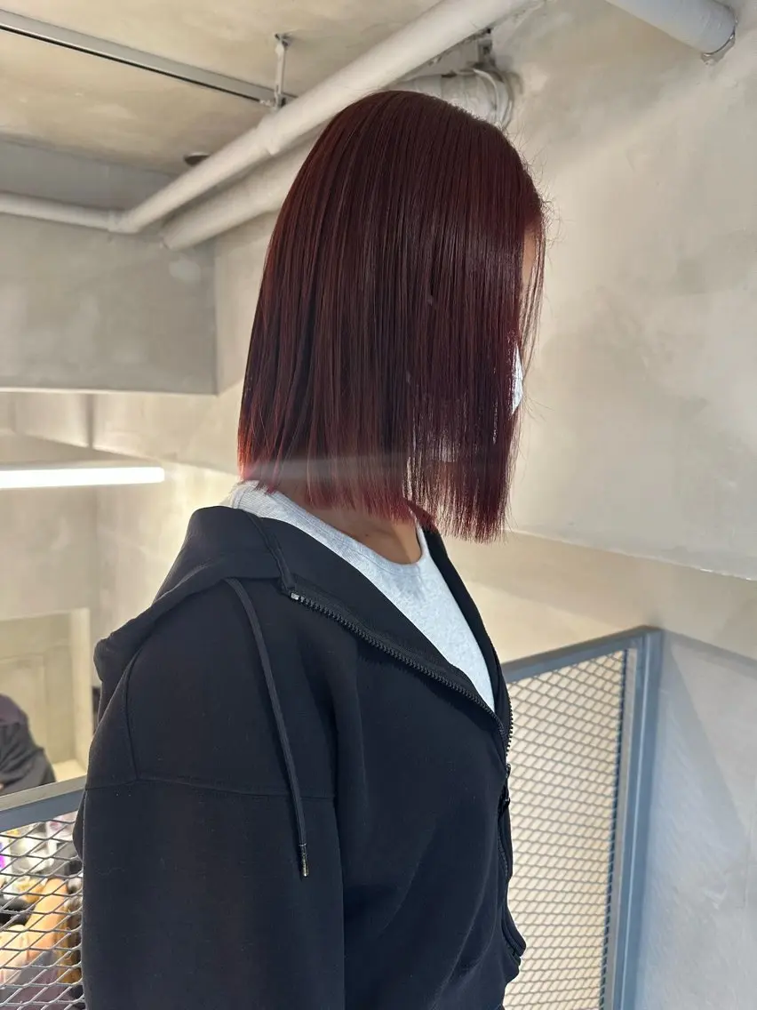 ショート カット ヘアカラー トリートメント 🎀暖色カラー🎀 おかだみほのヘアスタイル
