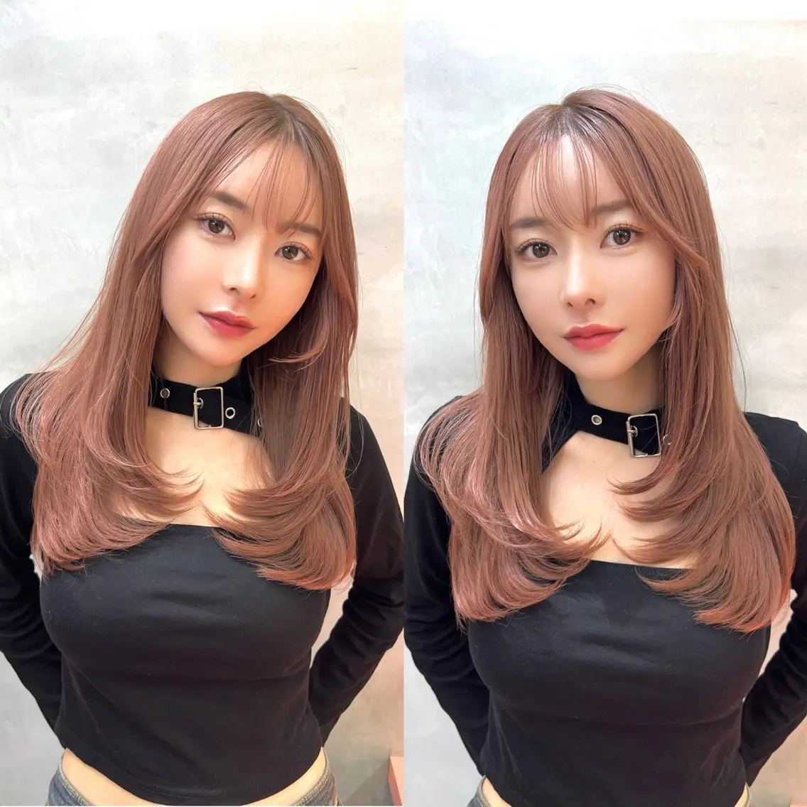 ロング カラー カット ヘアカラー トリートメント レイヤーカット /透明感カラー西田のヘアスタイル