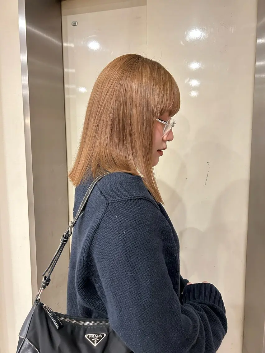 セミロング カット hair&eye🎀 /momoKaのヘアスタイル
