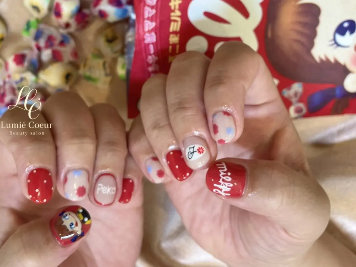 ネイル ハンドネイル LumiéCoeur Nanaeのネイルデザイン