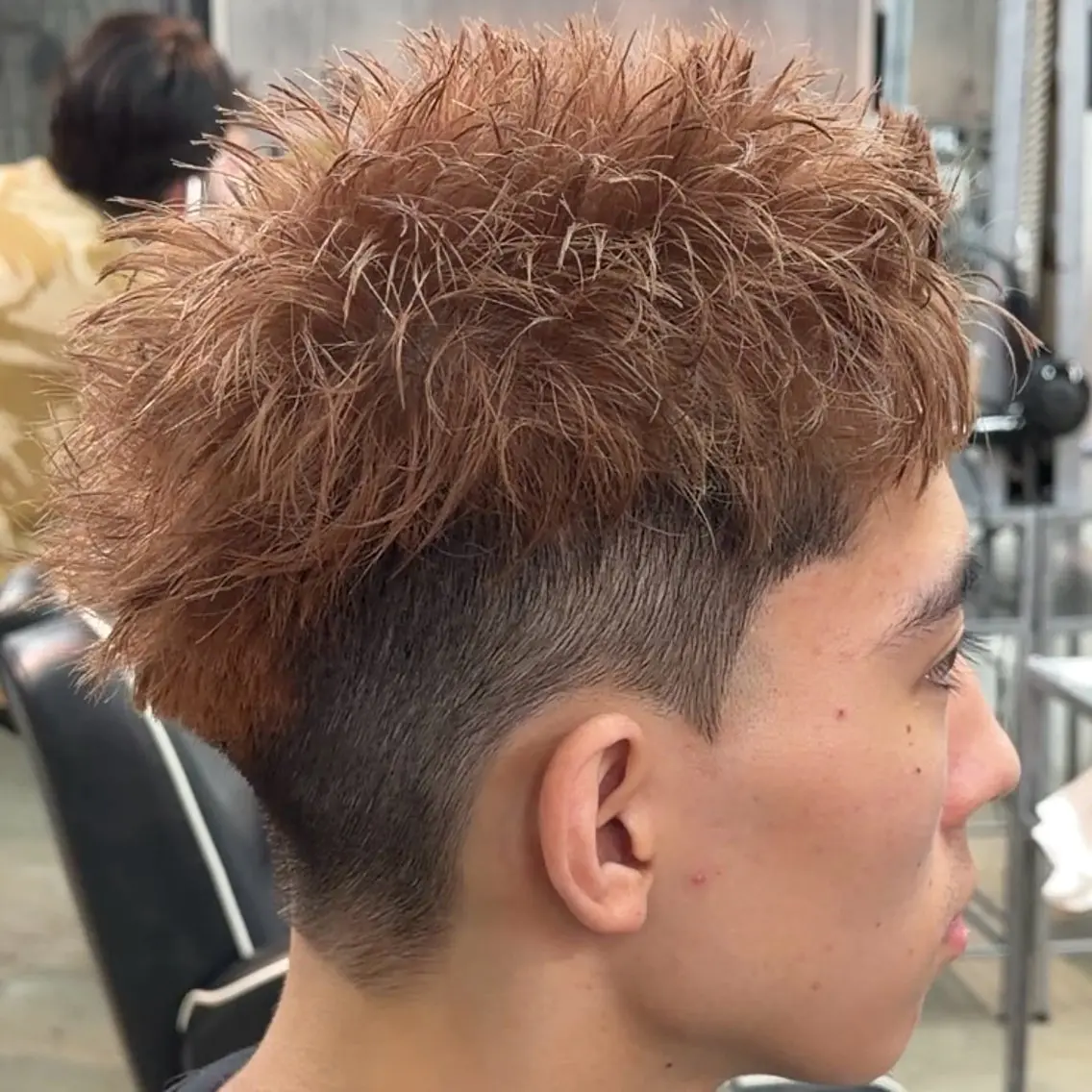 ショート カラー メンズ カラー特化/海外系/ ハイライト/豊閃のヘアスタイル