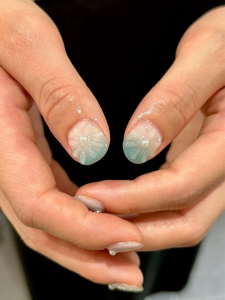 ネイル 持ち込み ハンドネイル hali’a nailのネイルデザイン