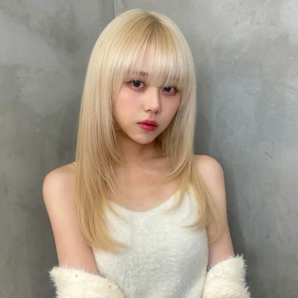 ロング ヘアアレンジ 縮毛矯正 トリートメント 大宮ブリーチ縮毛⭕️ 暗髪レイヤーしょうまのヘアスタイル