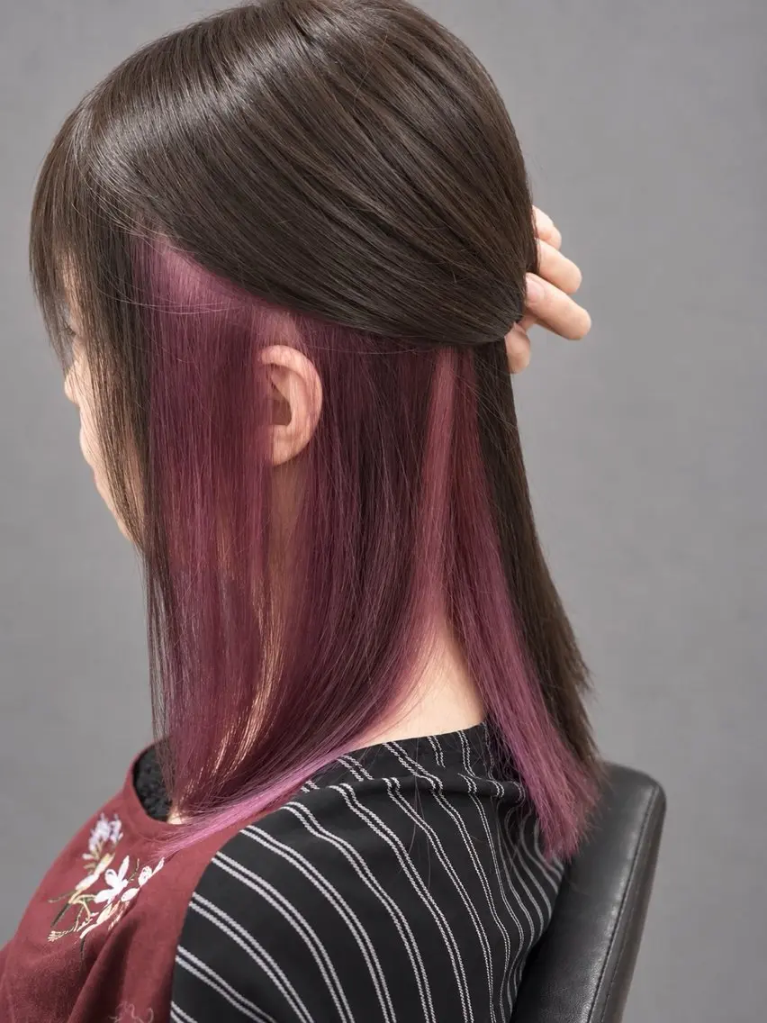 ミディアム カラー カット ヘアカラー トリートメント 祐樹/透明感カラー/ 髪質改善/似合わせのヘアスタイル