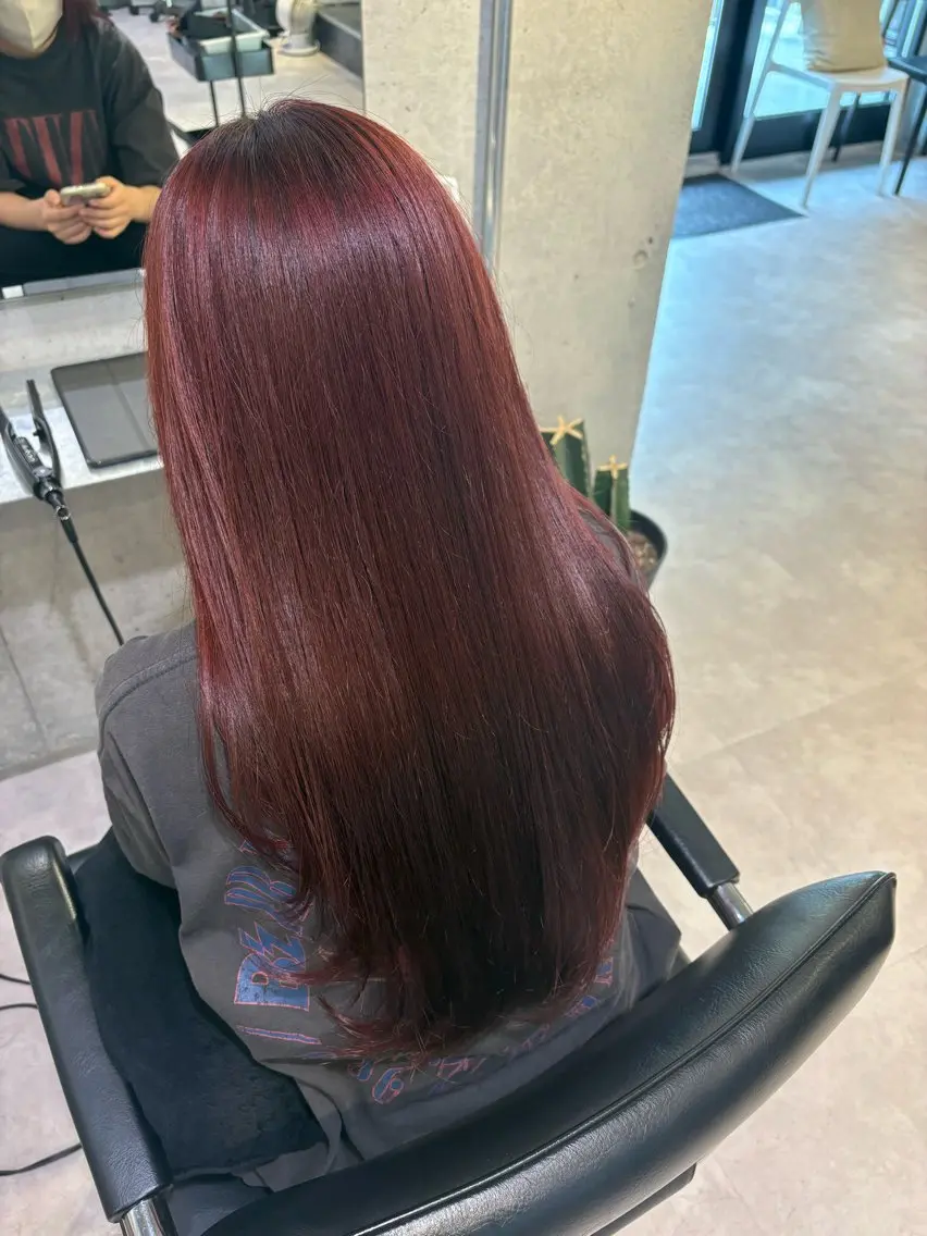カラー ヘアカラー 韓国ヘアー🇰🇷 MIWAのヘアスタイル