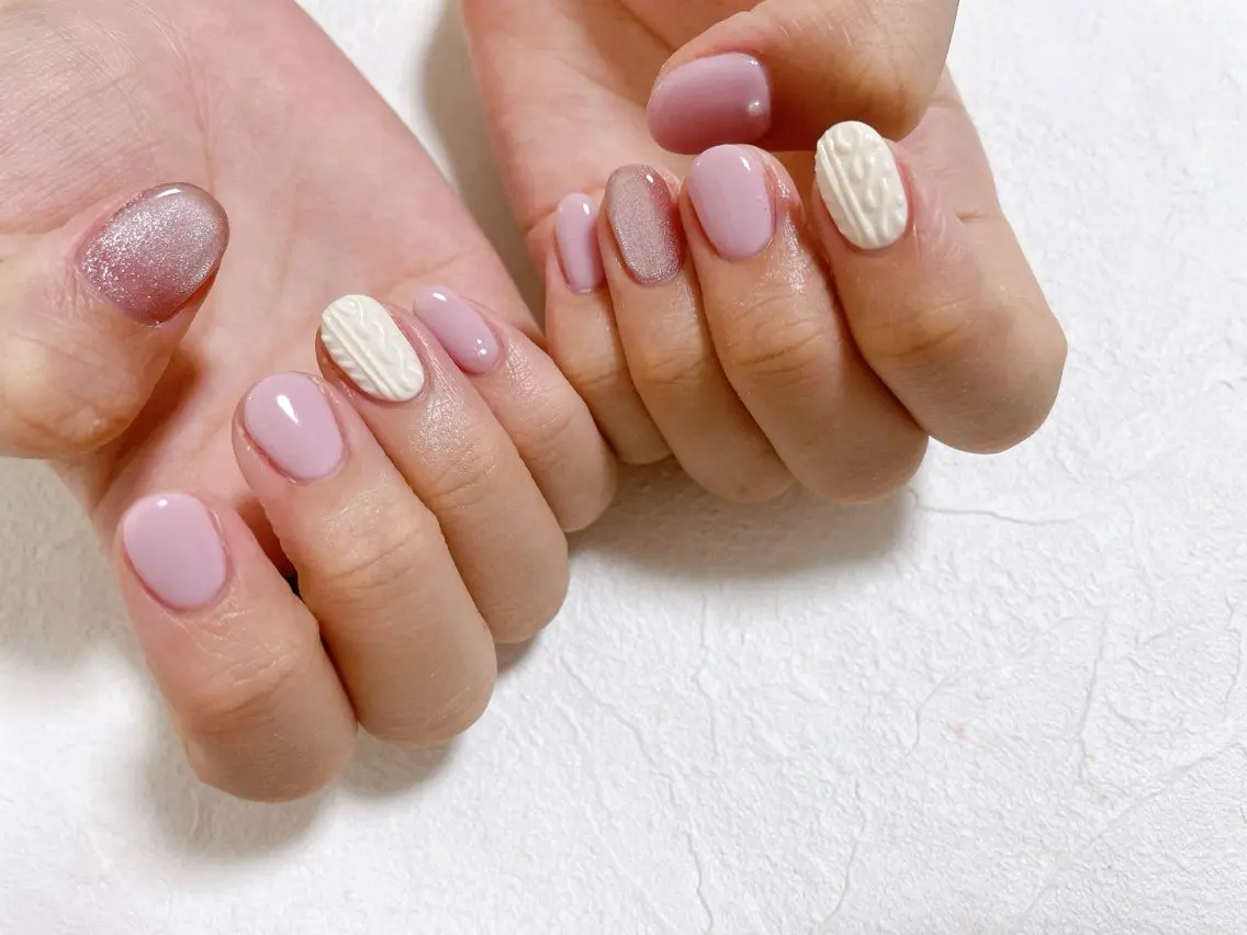 ネイル オーロラネイル フットネイル フレンチネイル ジェルネイル 韓国ネイル ハンドネイル mogunail &blowのネイルデザイン