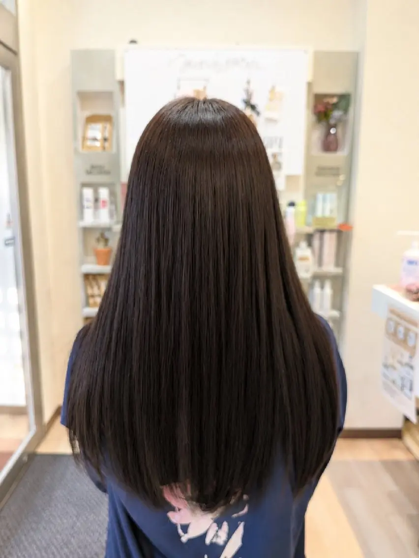 ロング 髪質改善 深田 和瑛のヘアスタイル