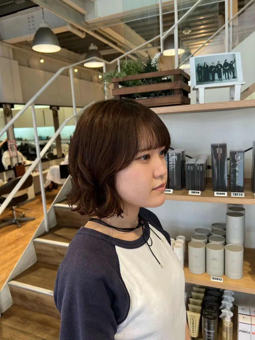 ショート ボブ カット ヘアカラー トリートメント インナーカラー♡ Nanakoのヘアスタイル